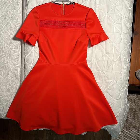 Ted Baker London Red Dress - Picture 1 of 4